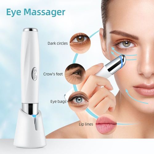 Eye And Face Massager Tool Wand Pen, Portable Eye Lift Wand Heated Warm Eye And Face Massager Tool Wand Pen, Portable Eye Lift Wand Heated Warm