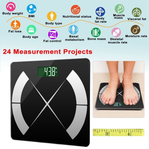 Smart Body Composition Scale Fat Monitor Digital APP Scale BMI Health Analyzer for Valentines Gift Spring Exerciser Smart Body Composition Scale Fat Monitor Digital APP Scale BMI Health Analyzer for Valentines Gift Spring Exerciser